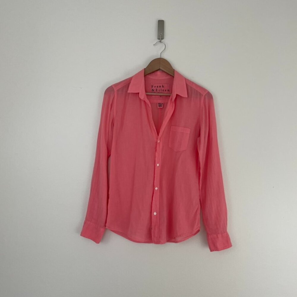 Frank & Eileen Barry Signature Lightweight Button Down Shirt Size Small